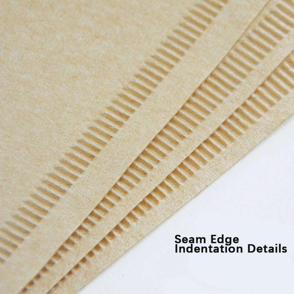 40/80 шт. V-образный фильтр для кофе Оригинальный Деревянный бумажный конус 1-2/2-4/4-6