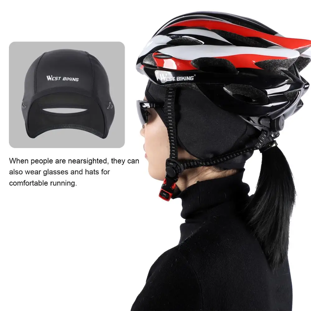 WEST BIKING велосипедная шапка Мужская зимняя теплая шапка-Бандана с защитой от ветра