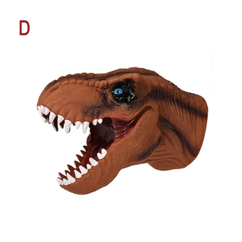 Лучшее ручные кукольные игрушки мягкая резиновая Реалистичная голова животного