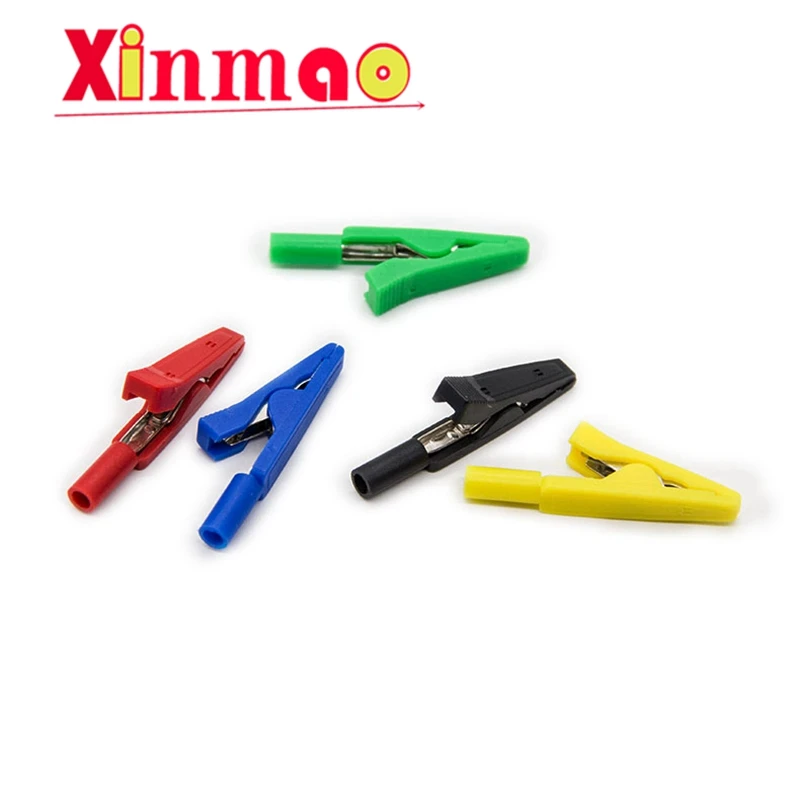 Изоляция с открытым отверстием 5 мм сварной крокодиловый зажим 2 разъемом прямой