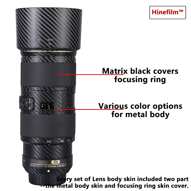 70200 F4G Lens Sticker Protective Film for Nikon AF-S NIKKOR 70-200mm f4G ED VR Lenses Decal Skins Protector Cover | Электроника