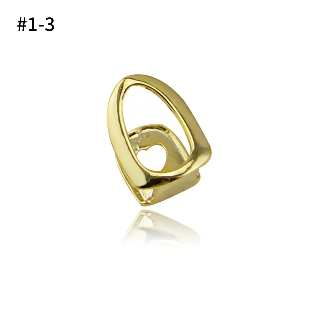 Punk Gold Silver Teeth Grillz Top Bottom Grills Dental Mouth Teeth Caps Cosplay Party Tooth Rapper Jewelry Gift Hip Hop