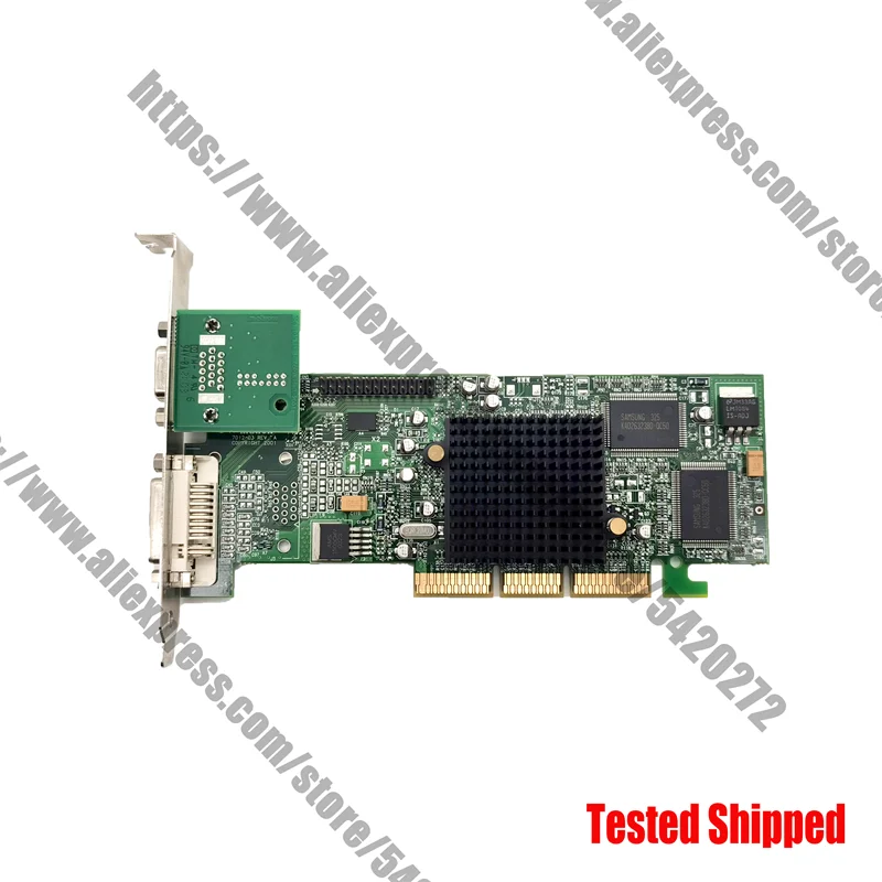 

MATROX G550 32MB graphics card G55+ MDHA32DB AGP device graphics card