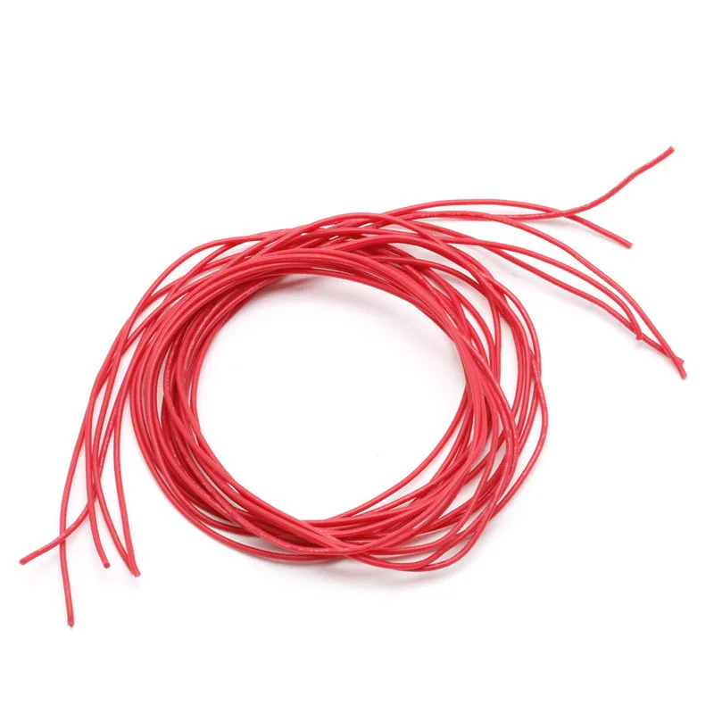 2020 Новый 24AWG Калибр силиконовый гибкий провод многожильный V # медные кабели 5 м