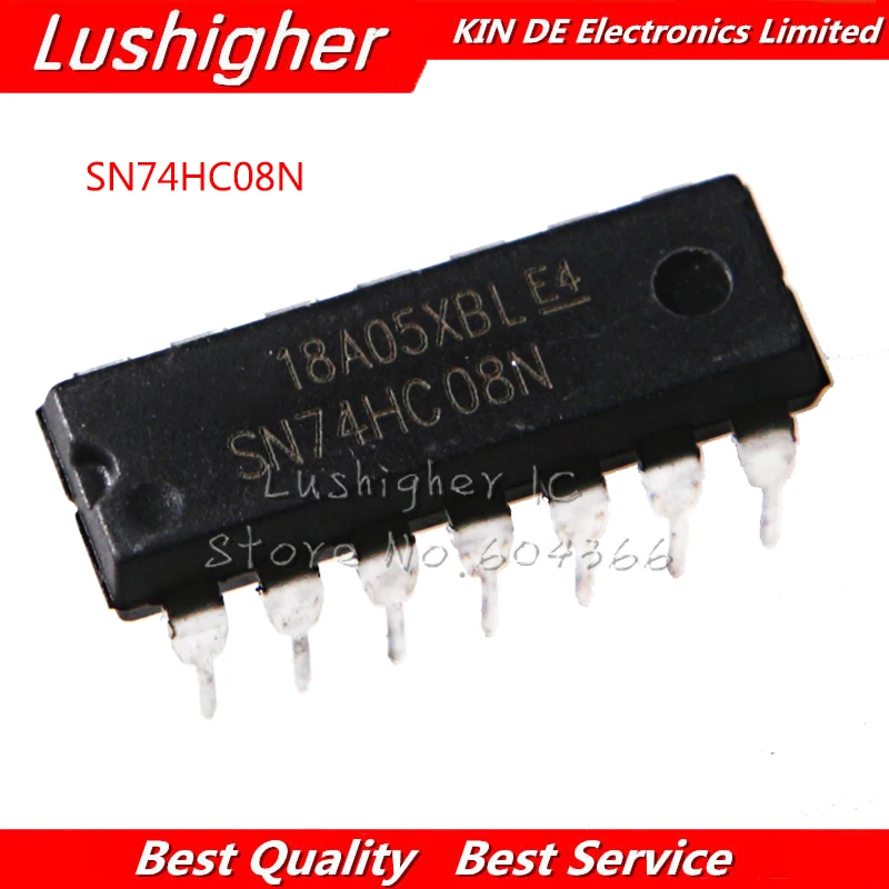 10 шт. 74HC08 SN74HC08N DIP SN74HC08 DIP14 74HC08N новый оригинальный | Электронные компоненты и