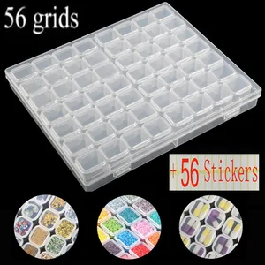 Набор для алмазной вышивки, 56 ячеек, вышитые крестом Чехлы