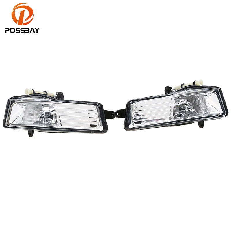 

POSSBAY Car Fog Light Assembly Halogen Bulb Front Bumper Fog Light Assembly Fit for Audi A6(C6) Quattro A6/S6/Avant 2009-2011