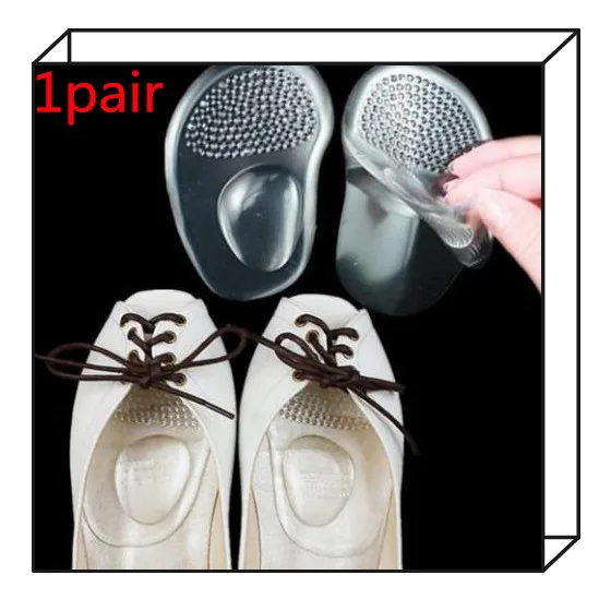

1pair Gel Silicone Forefoot Pad Insoles Inserts Massager Anti-slip Pads For High Heels Woman Shoes Accessories Foot Massage