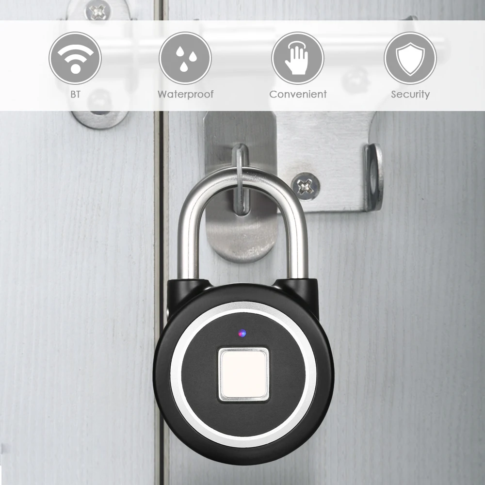 Отпечаток пальца смарт замок без ключа водонепроницаемый управление через