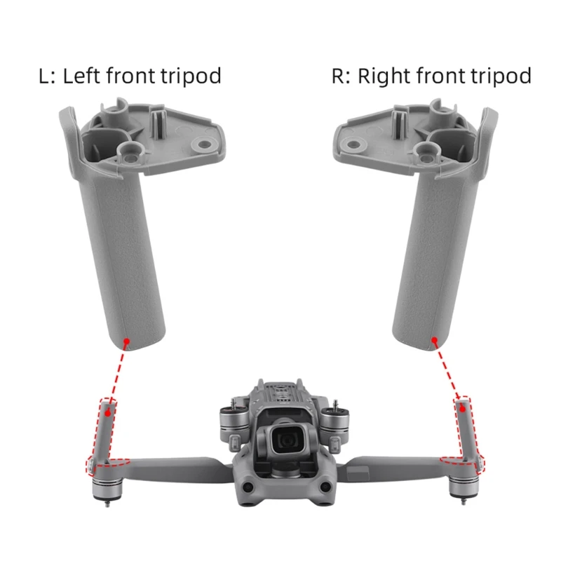 Drone Landing Gear Front Leg Compatible with DJI-Mavic AIR 2S Left Right Front Arm Tripod Repair Spare Parts Accessories