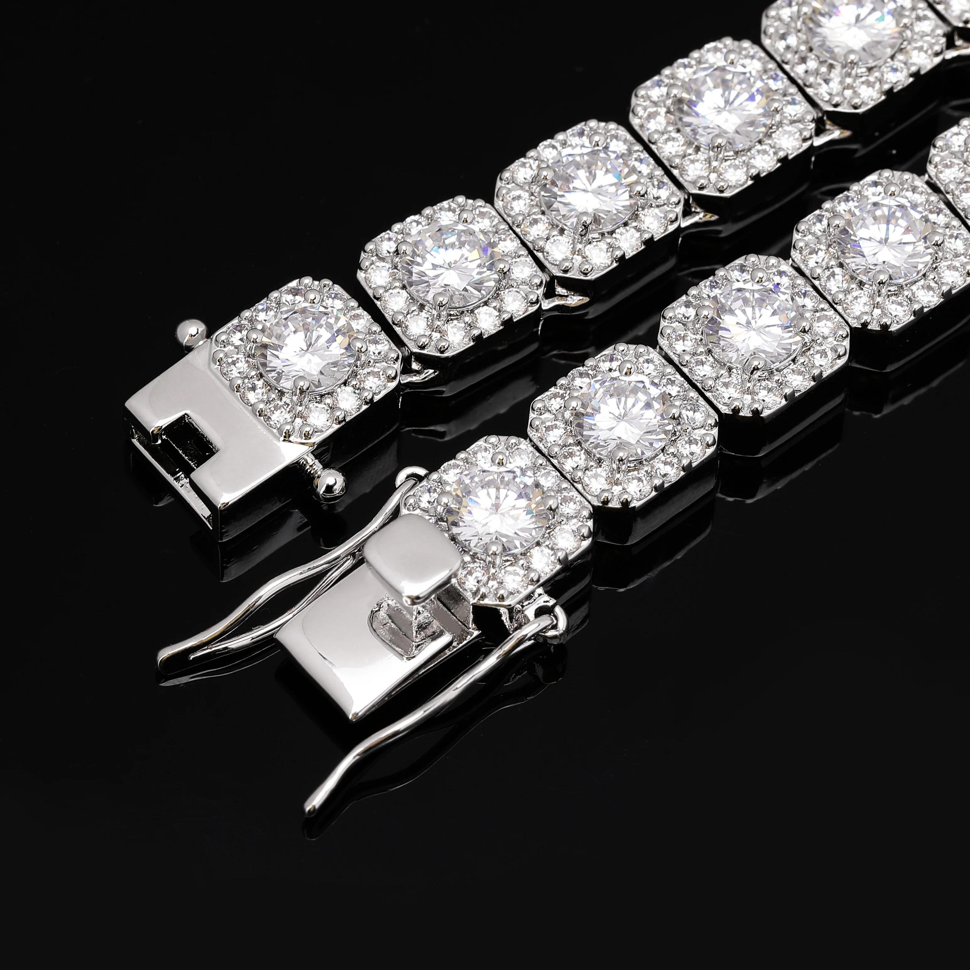 JINAO 10 мм сверкающее ожерелье Модные ювелирные изделия качественный набор зубцов