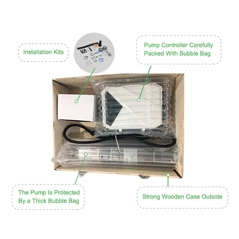 Постоянный магнит синхронный двигатель солнечный насос комплект 2 года гарантии