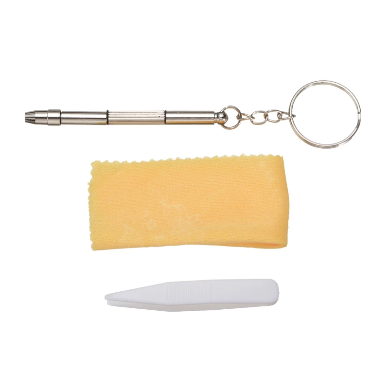 Набор для ремонта очков винтов пинцетов силиконовая носовая фиксирующая