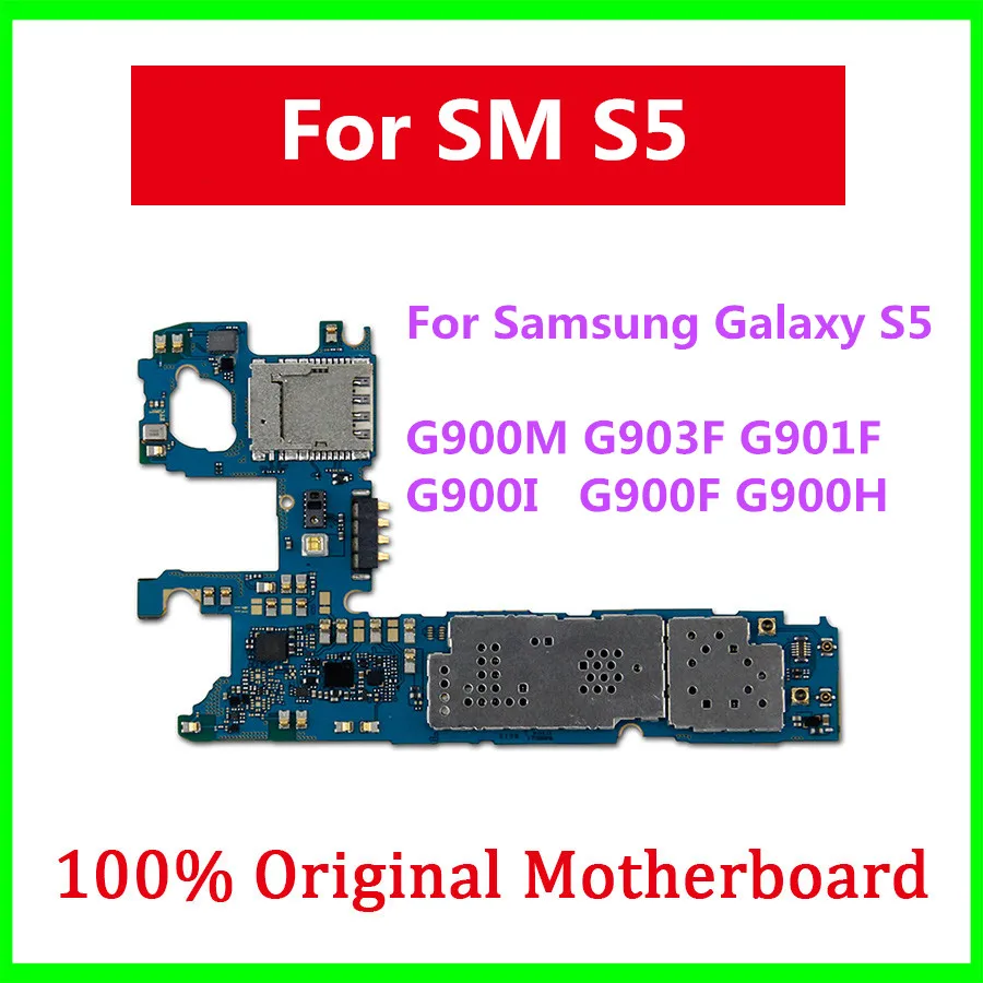 Материнская плата для Samsung Galaxy S5 G900M G903F G901F G900I G900F G900H логическая разблокированная