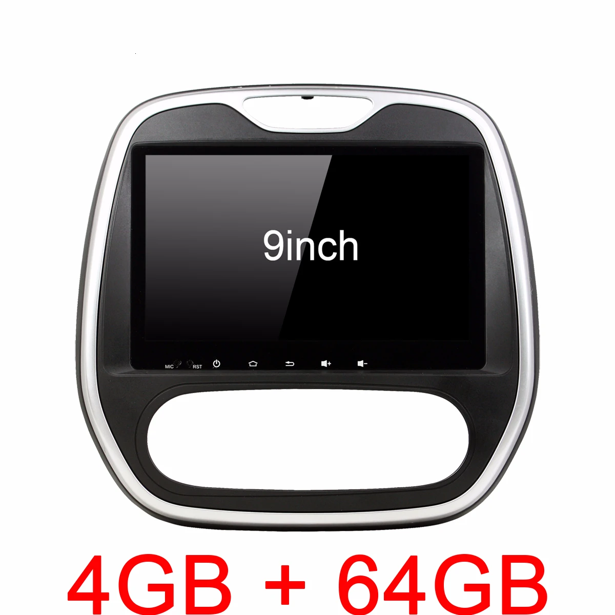 Capture MT 4G 64G TDA7851 Android автомобильный DVD мультимедийный плеер для Renault Capture MT AT 2011 2012 2013 gps ГЛОНАСС карта RDS радио - Цвет: Capture MT 4G 64G