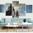 5 панельных холщовых картин, картины на тему судьбы, плакат с игрой, домашний декор для гостиной, настенное искусство, картины с художественными мотивами, декоративные картины