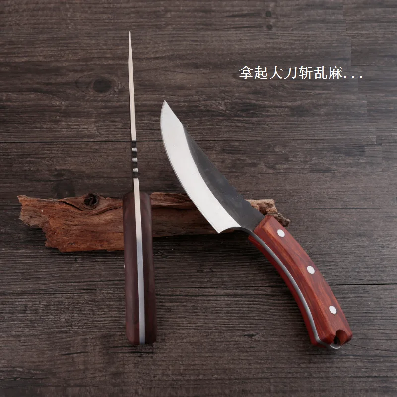 Нож для говядины нож мяса сплит мясника костей S образная мачете бытовой уличный