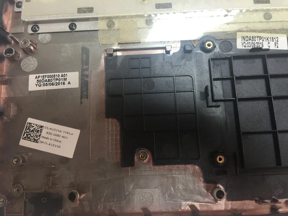 Чехол для ноутбука Dell E5570 Упор для рук тачпад верхняя крышка с SC Reader CN-0A151N6 A151N6 w/1 год гарантии