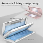 Новый Doublelayer маска для лица для хранения Чехол одноразовая маска ящик для хранения маска для лица для хранения держатель Чехол Контейнер для масок коробка с зеркалом