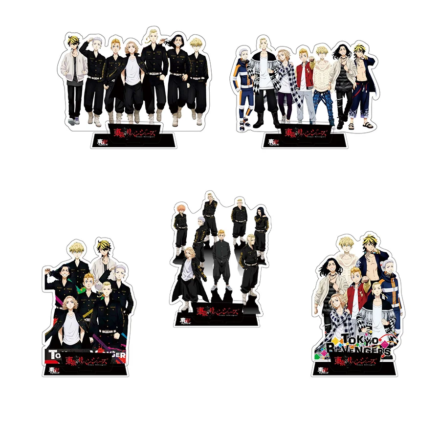 

Anime Figure Tokyo Revengers group Manjiro Ken Takemichi Hinata Atsushi Acrylic Stand Model Plate Desk Decor Standing Sign Gifts