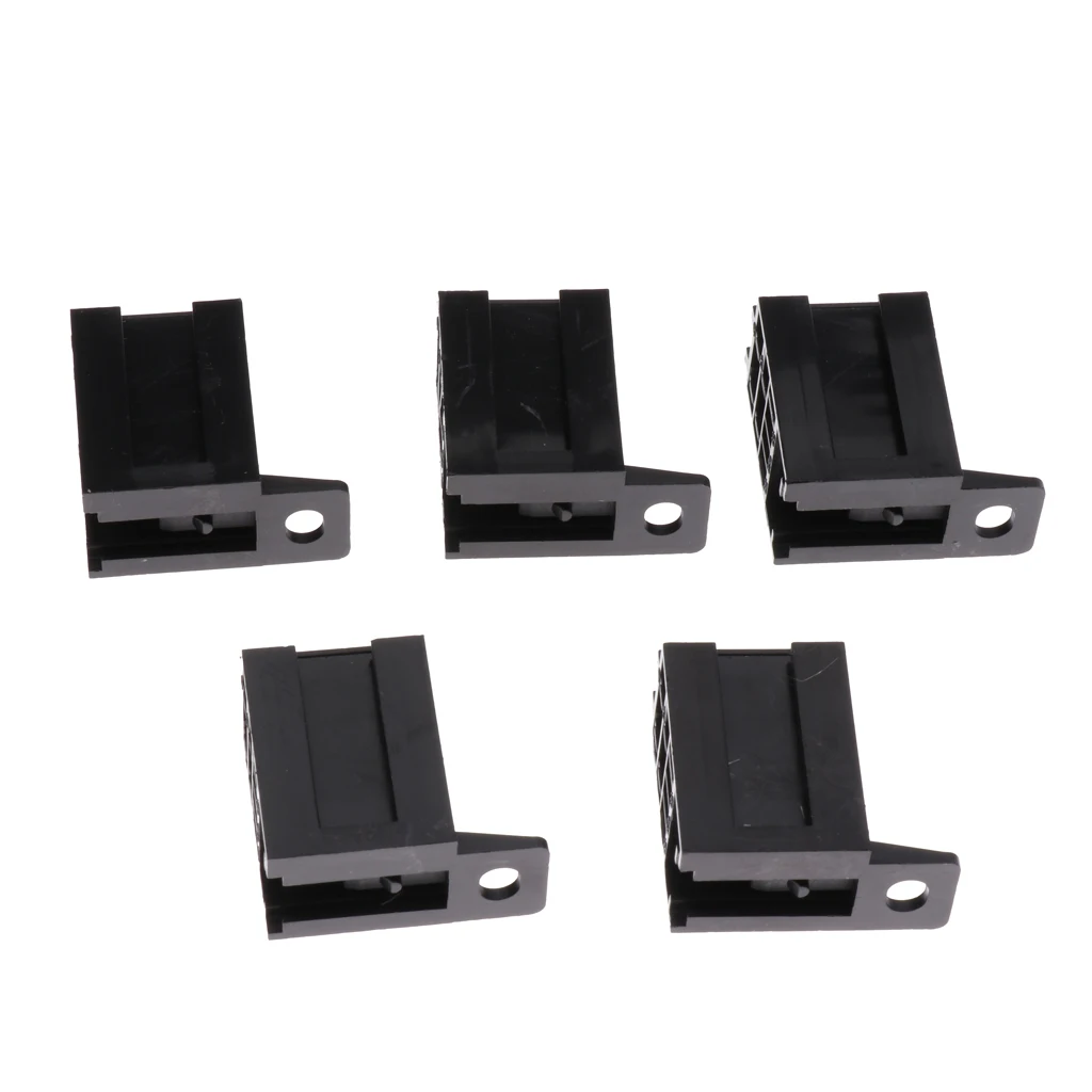 5 Pieces 5Pin 60A PCB Relay Holder Board Mount Socket with Terminals Black | Автомобили и мотоциклы