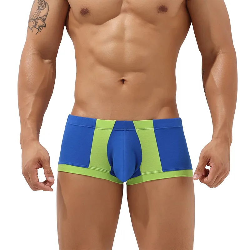 Мужское нижнее белье сексуальные трусы-боксеры с мешочком трусы для отдыха сна