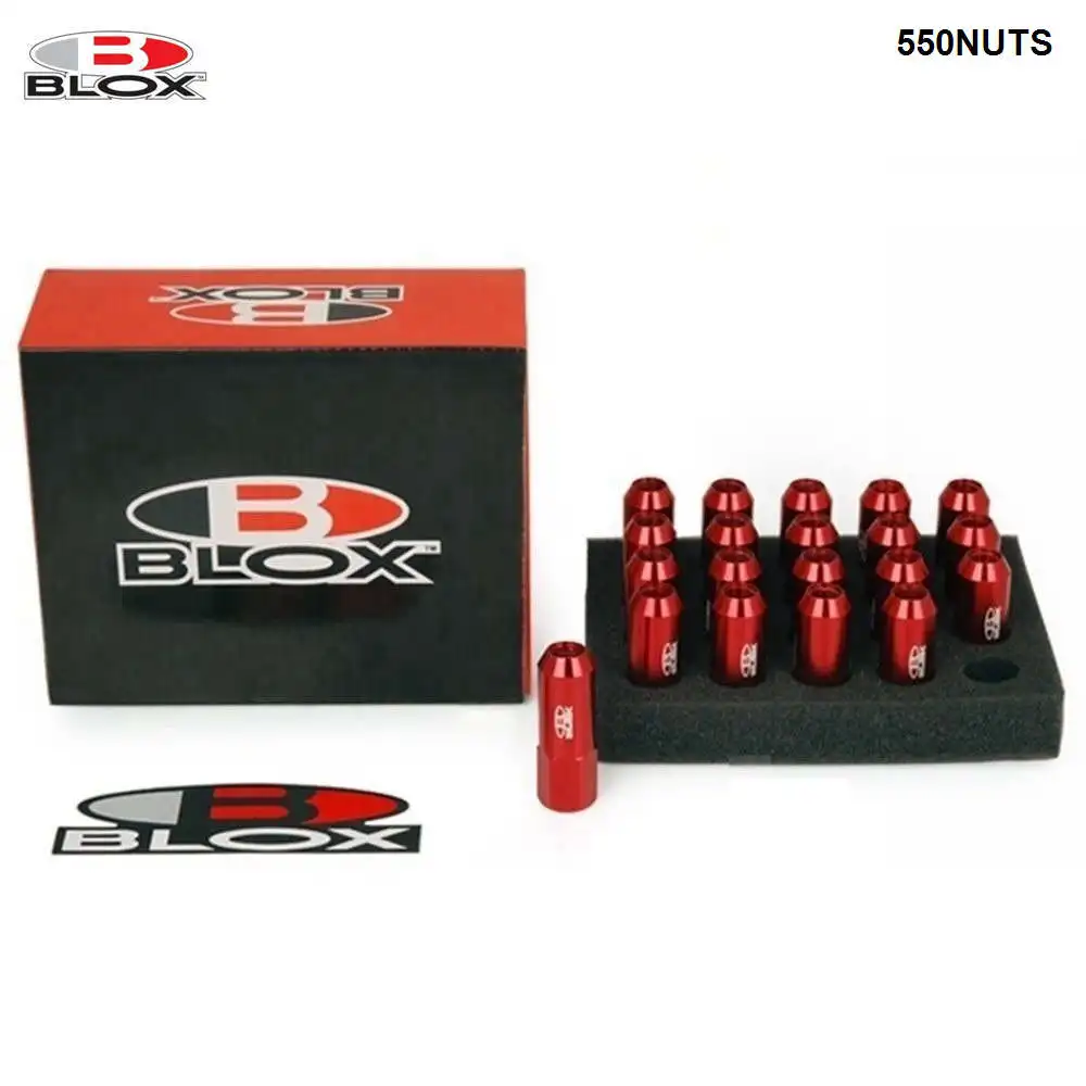 Racing Blox Кованые 7075 Алюминиевые гайки M12X1.25 / M12X1.5 L:60 мм 20 шт./компл. AF 550NUTS|lug nuts|aluminium lug