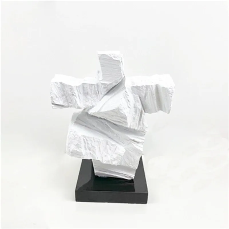 

Chinese Style Marble Resin Abstraction Tai Chi Figure Statue Creative Living Room Entryway Desktop Craftwork Decoration X2344