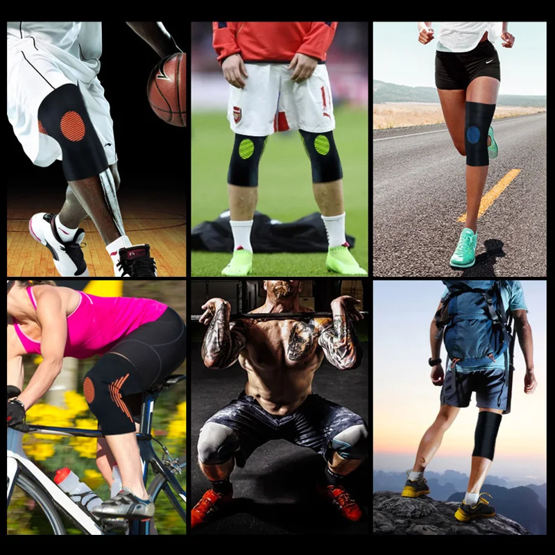 

Outdoor Knee Pads Protector Pads Warm High Elasticity Knee Support Relieve Arthritis Gym Sports Guard Kneepad