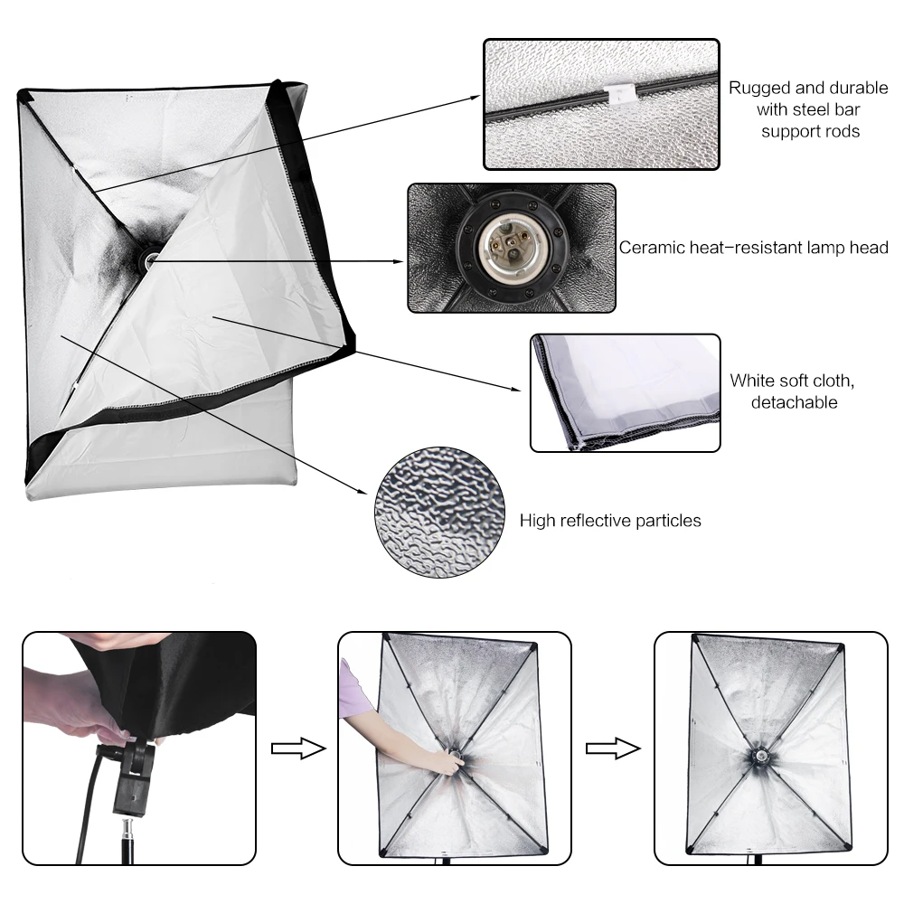 Фотофон рамка поддержка софтбокс осветительный комплект аксессуары для