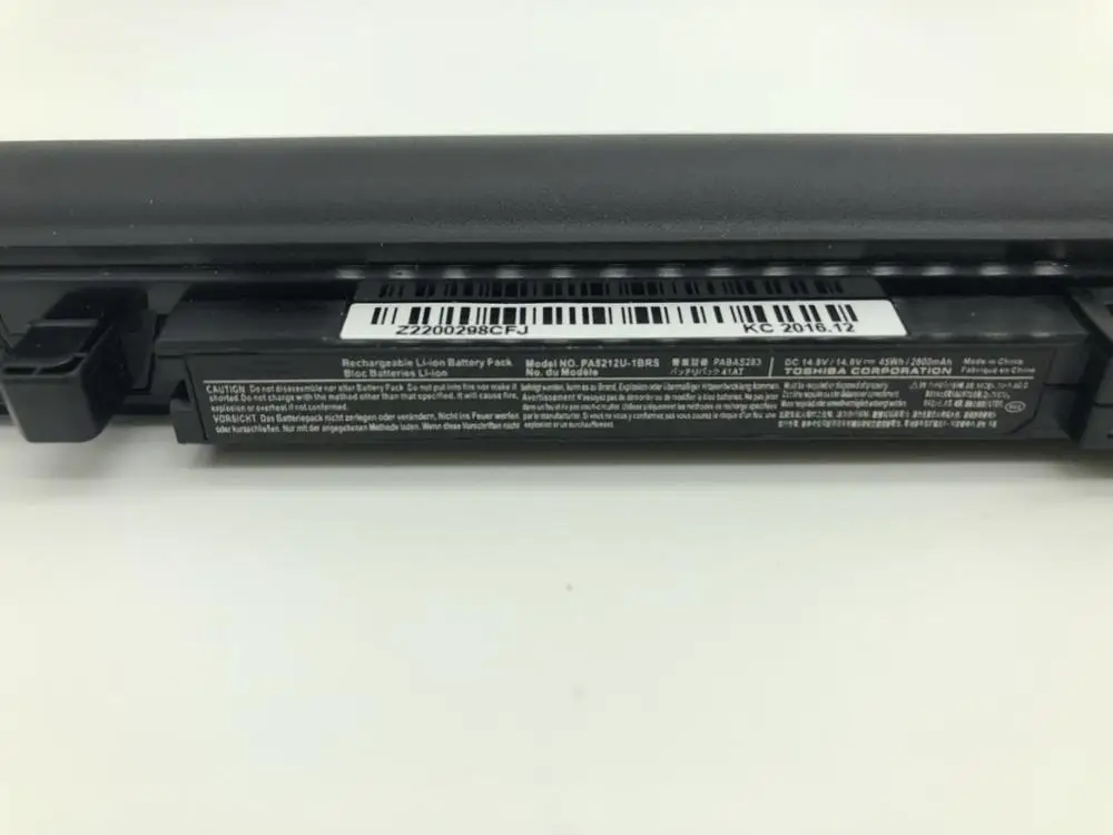 

ONEVAN PA5212U-1BRS For Toshiba Laptop battery PABAS283 A50 A30 A40 R50 C40 C50 Z50 Z50-C1550 45Wh Korea Cell