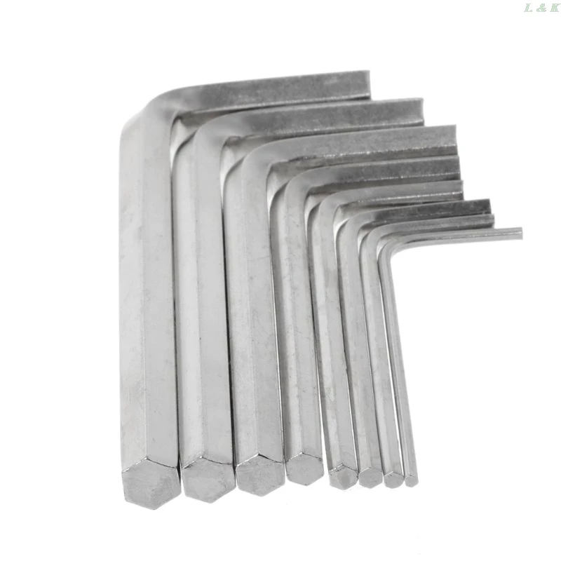 8 шт. шестигранный ключ набор инструментов гаечный Набор отверток 1 5 мм-6 мм