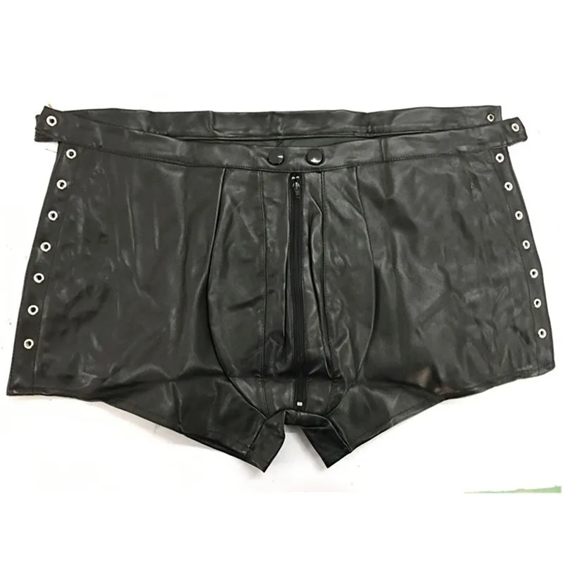 Сексуальное нижнее белье горячее мужское латексное бондаж из ПВХ леггинсы с