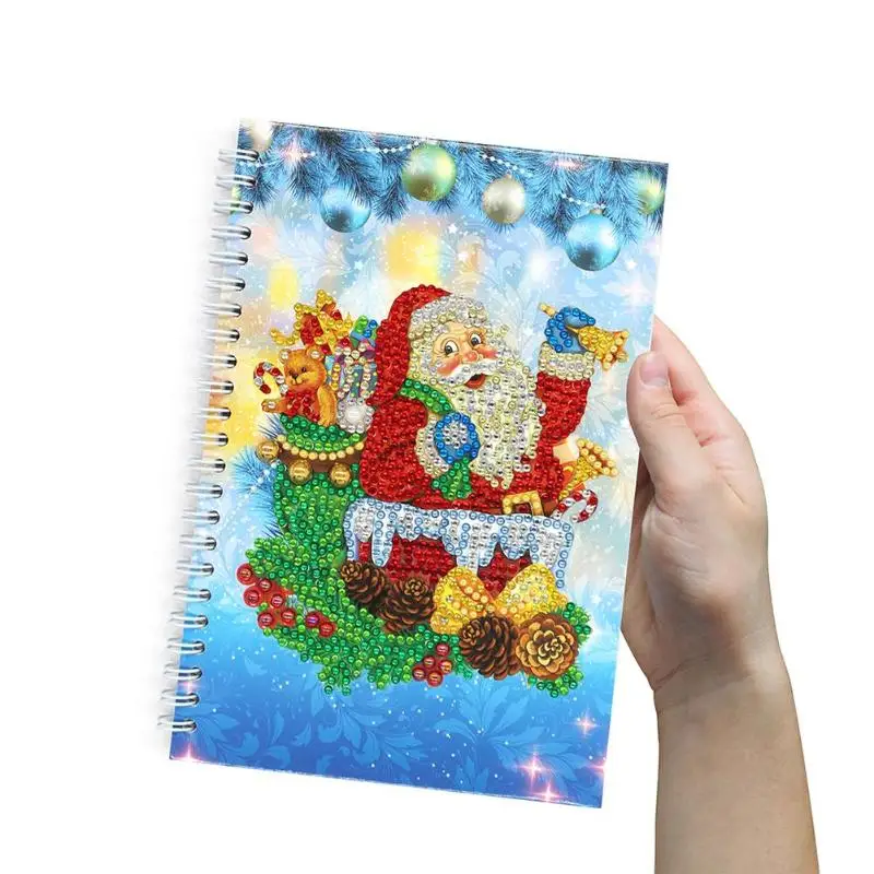 Специальная форма алмазная живопись блокнот Санта Клаус Пингвин шаблон 50