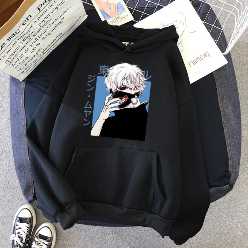 

Толстовка с капюшоном из аниме Harajuku для мужчин и женщин,