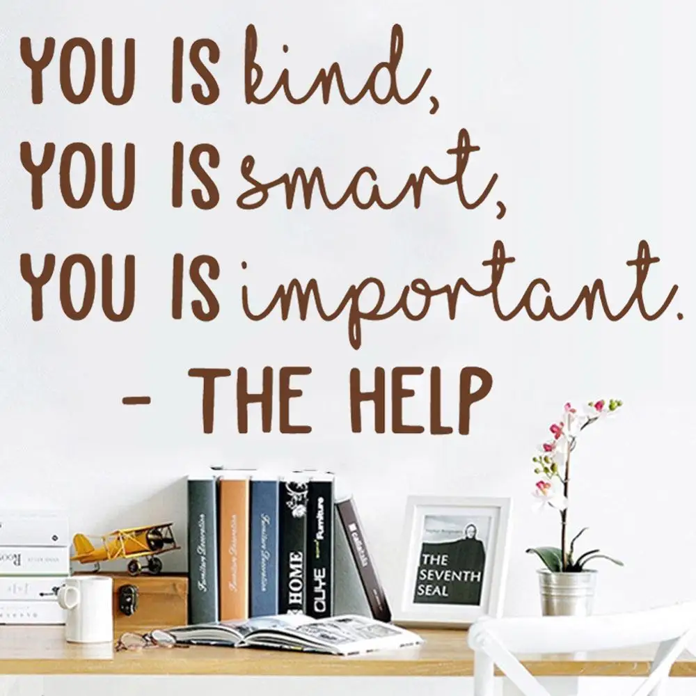 

Removable Fashionable English sentence Wall Stickers Modern Bedroom Livingroom Home Decor Children House Art Decals HY1868