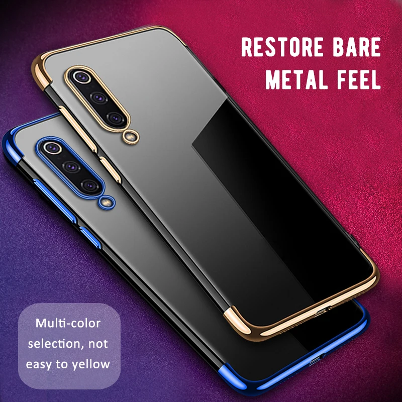 VEVICE прозрачный цветной чехол с покрытием для Xiaomi Mi 9 9SE Mi9 SE мягкий ТПУ