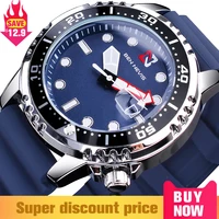 ben nevis sport series quartz watch men navy blue dial waterproof mens wristwatch clock rubber watch strap hombres relojes