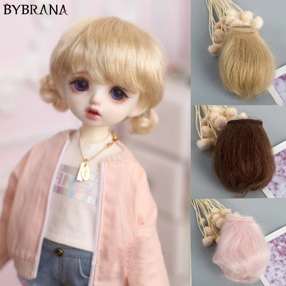 Bybrana bjd мохер парик ряд 5 см многоцветные дополнительно sd кукла красота свинья ob11 DIY ручной работы материал парик