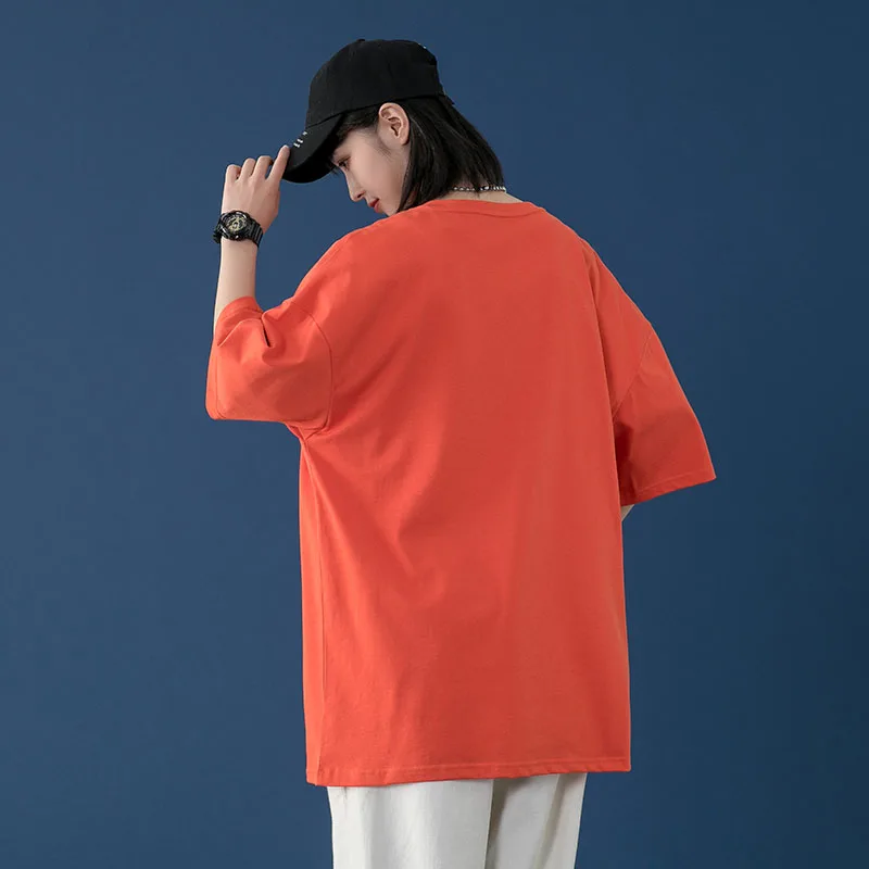 

2021 Summer New Women'S Half-Sleeved Shirt Aesthetic Fashion Tops Plus Size Casual Wild Cotton Short-Sleeved T-Shirt