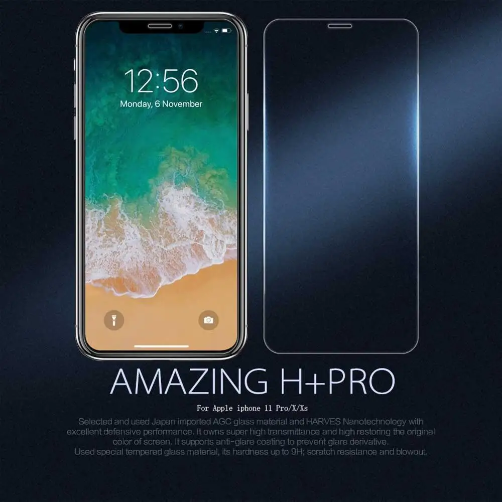Для iphone se 2020 стекло 11/12 Nillkin Amazing H/H + Pro Закаленное Защитная пленка для экрана xr/xs