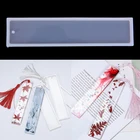 Прямоугольная форма для закладок, силиконовая форма для закладок, изготовление ювелирных изделий из эпоксидной смолы, силиконовая Прозрачная форма для поделок