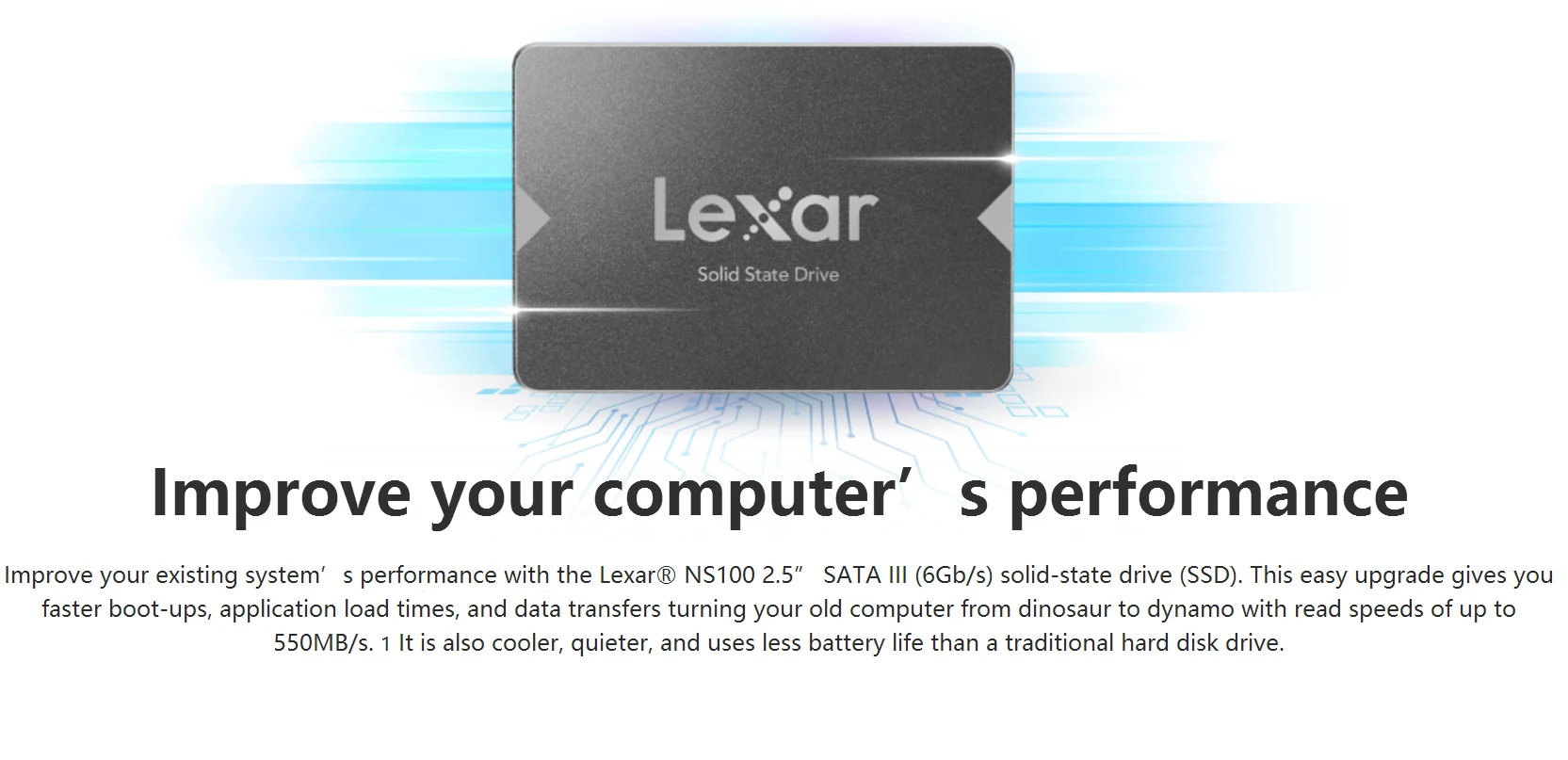 Lexar NS100 SSD 128 ГБ 256 512 1 ТБ SATA3.0 2," Внутренний твердотельный жесткий диск HDD жесткий диск для ноутбука PC