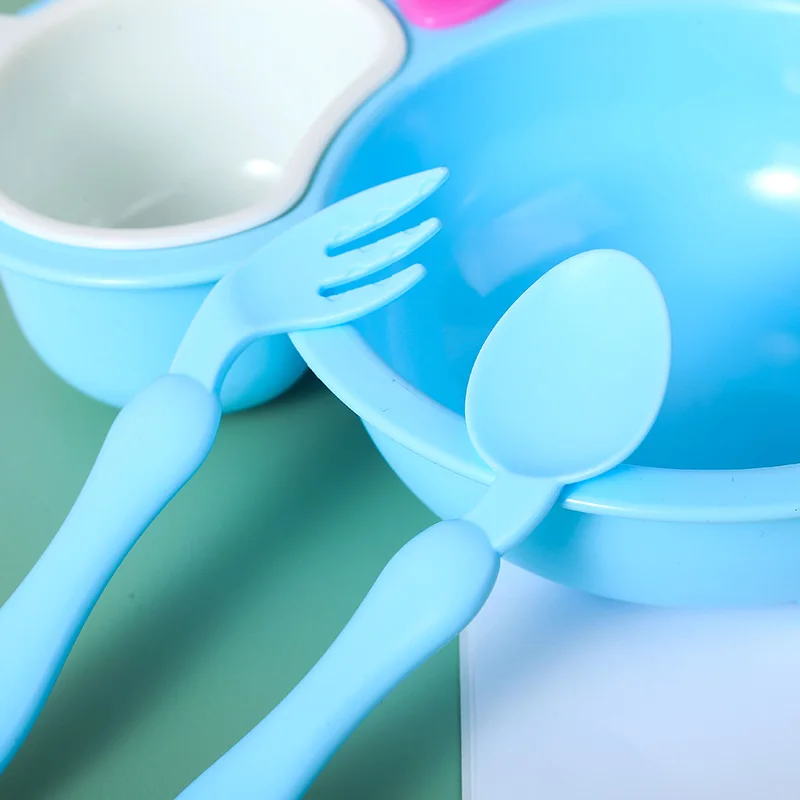 5 шт./компл. детская посуда для еды с героями мультфильмов тарелка ужина кормления