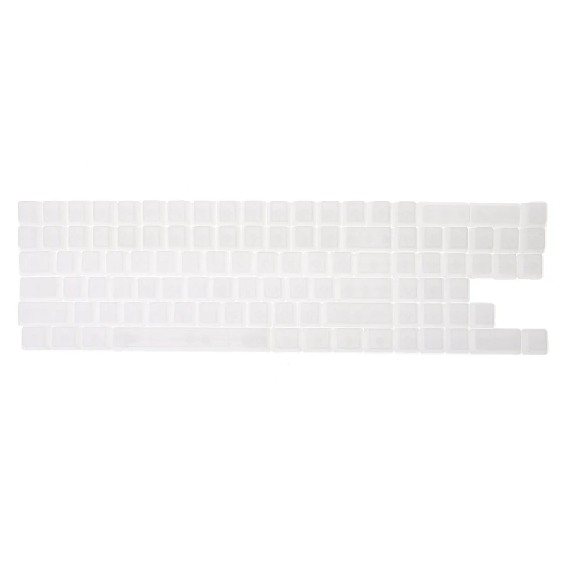 

104 Keys Transparent ABS Blank Keycaps For OEM MX Switches Gaming Keyboard Dropshipping