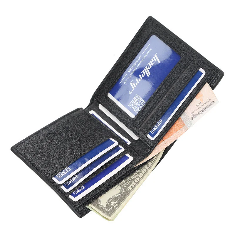 Ультратонкие Короткие кошельки для мужчин 2021 кожаный кошелек мужской маленький