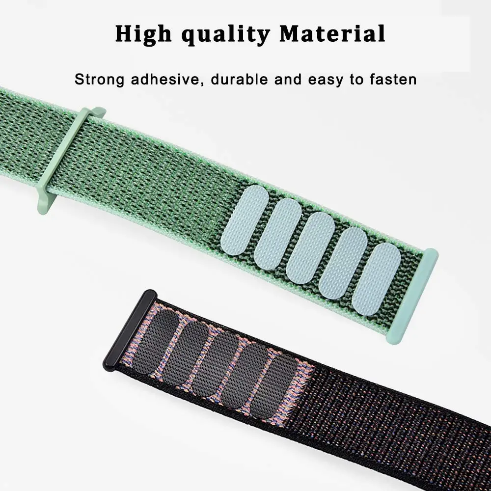 Нейлоновый спортивный бесшовный мягкий для наручных часов iwatch серии 4/5/3/2/1 дышащий замена ремешок для наручных часов Apple Watch 38 мм/40 мм/42 мм/44 мм