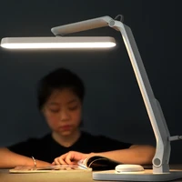 rotating table lamp with remote control office lamp 5 modes brightness adjustable led reading lamp usb charging led desk lamp