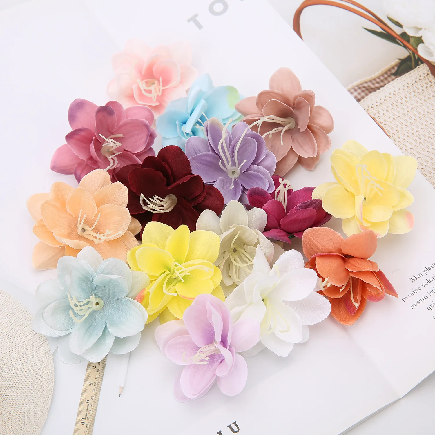 

Artificial Plant Plastic Spring Grass Flores Convallariae DIY hand material Potted Flower Home Party Decoration Wedding Bouquet