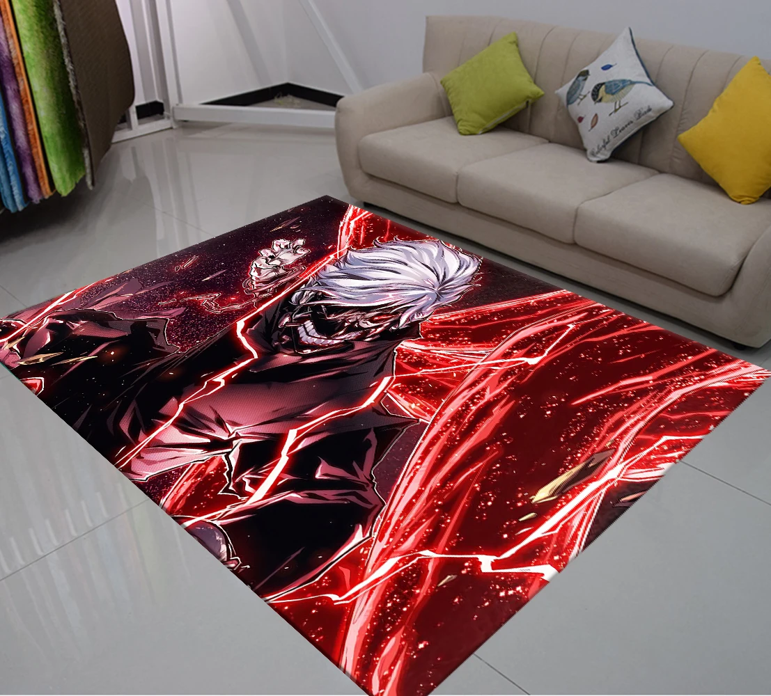 

Tokyo Ghoul Carpet Animation Floor Mat Comic Cartoon Rug Kids Warm Comfortable Carpet 3D Print Boys Girls Carpet Bedroom Rugs